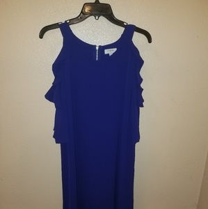 Royal blue dress